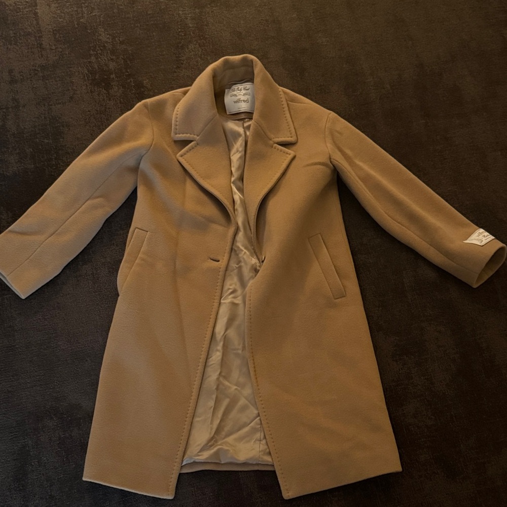 Stylish Tan Overcoat
